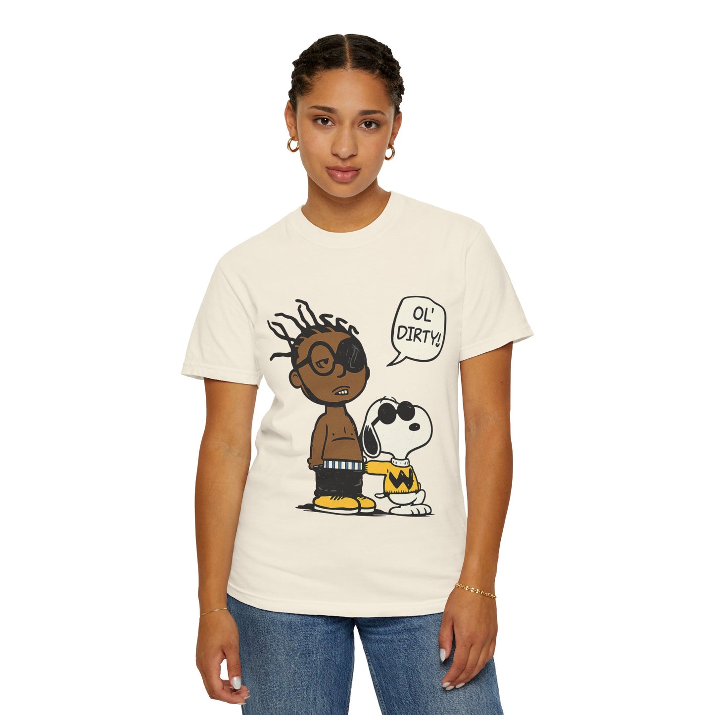Ol' Dirty Beagle Mashup T-Shirt – Hip-Hop Inspired Cartoon Parody Streetwear Tee