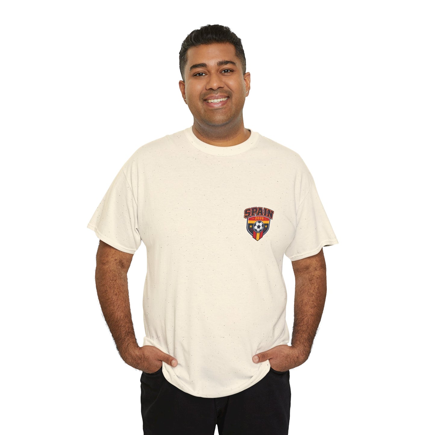 Spain 2026 FIFA World Cup Fan Edition – Front Crest & Championship Back Graphic T-Shirt
