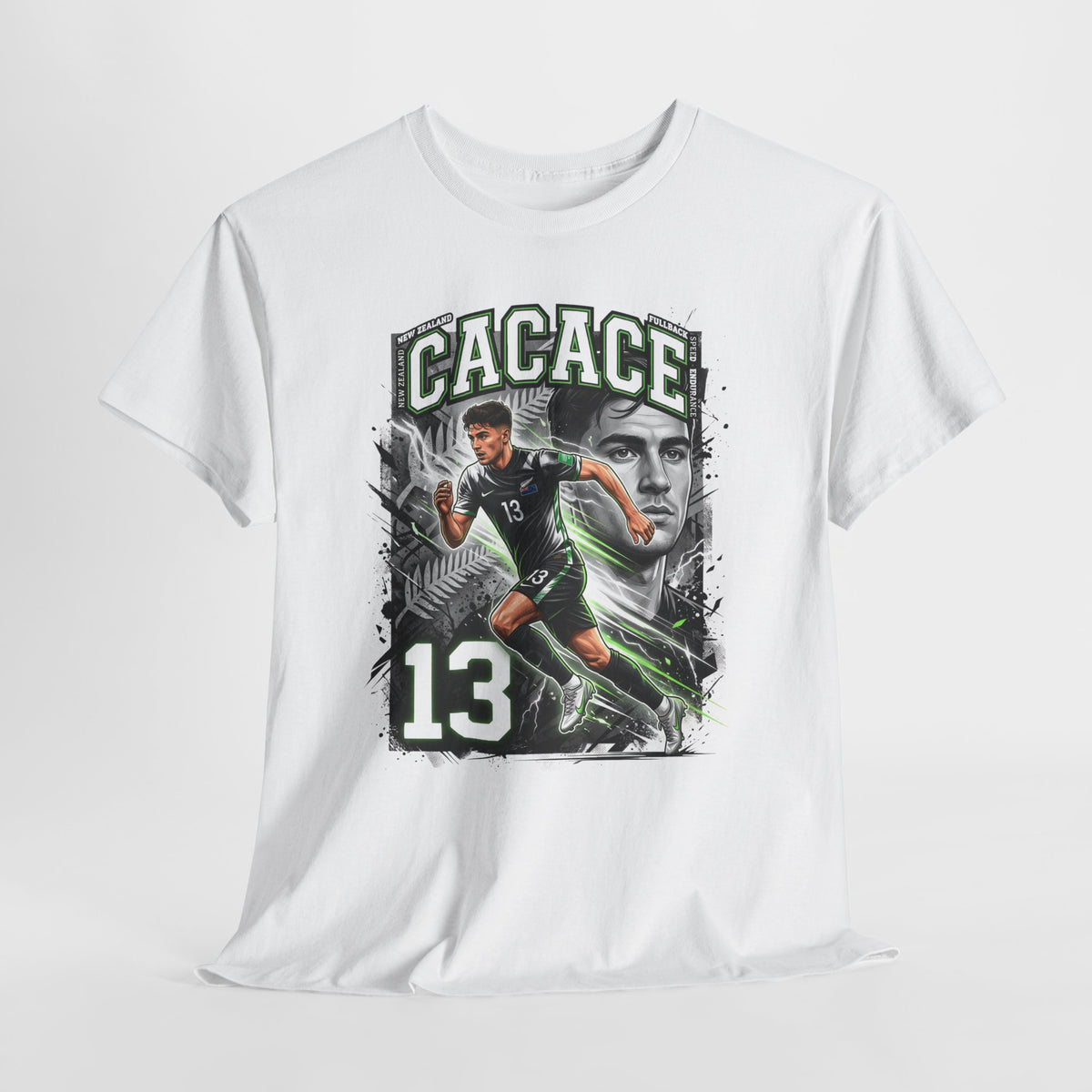 Cacace #13 – Kiwi Fullback Fury T-Shirt