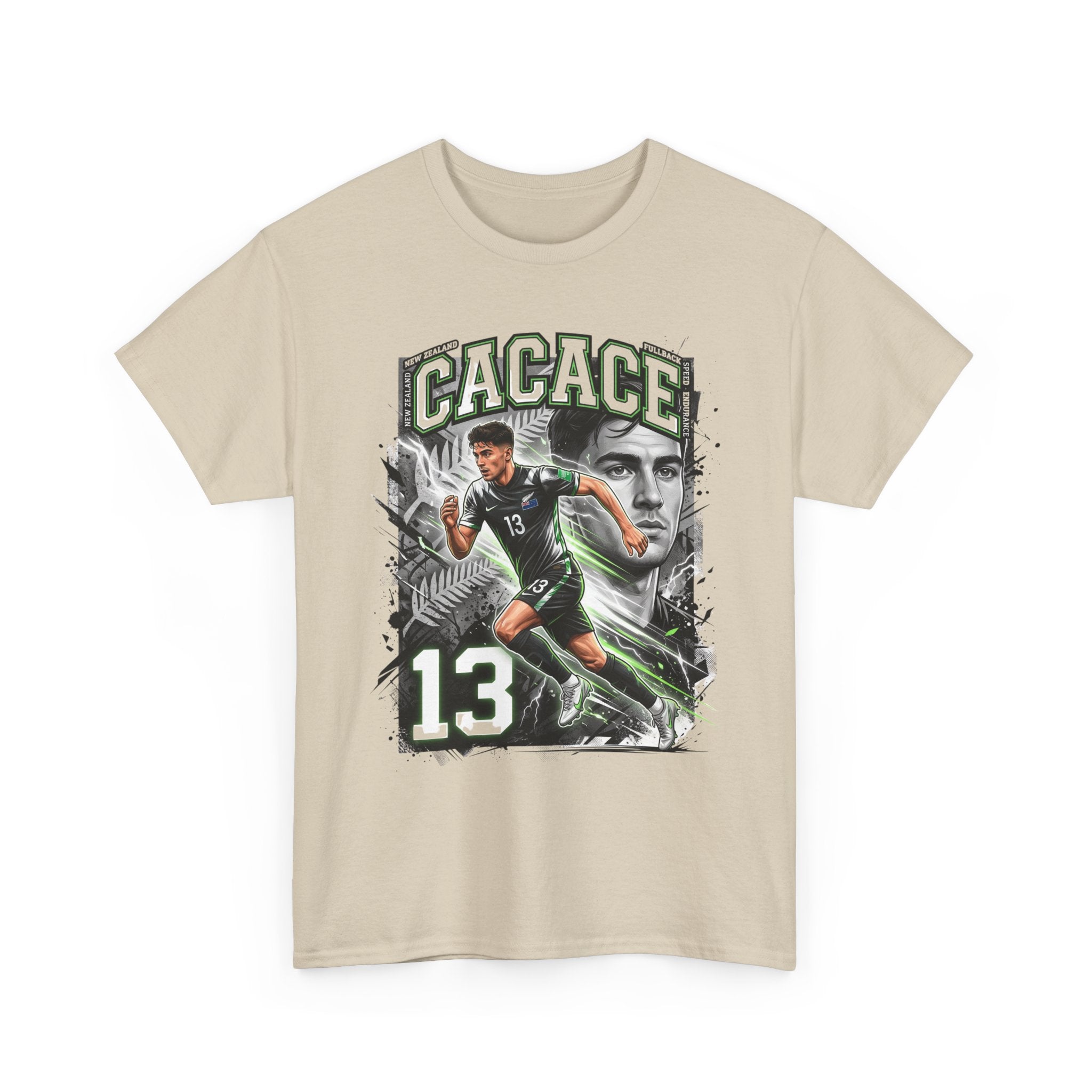 Cacace #13 – Kiwi Fullback Fury T-Shirt