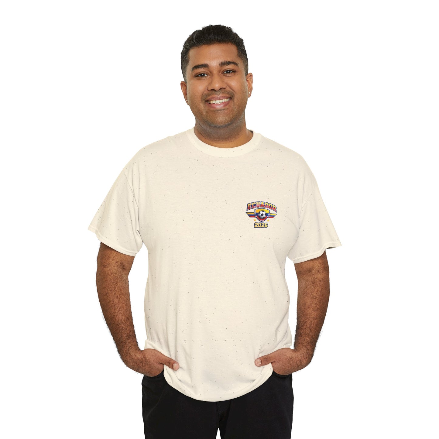 Ecuador 2026 FIFA World Cup Fan Edition – Front Crest & Championship Back Graphic T-Shirt