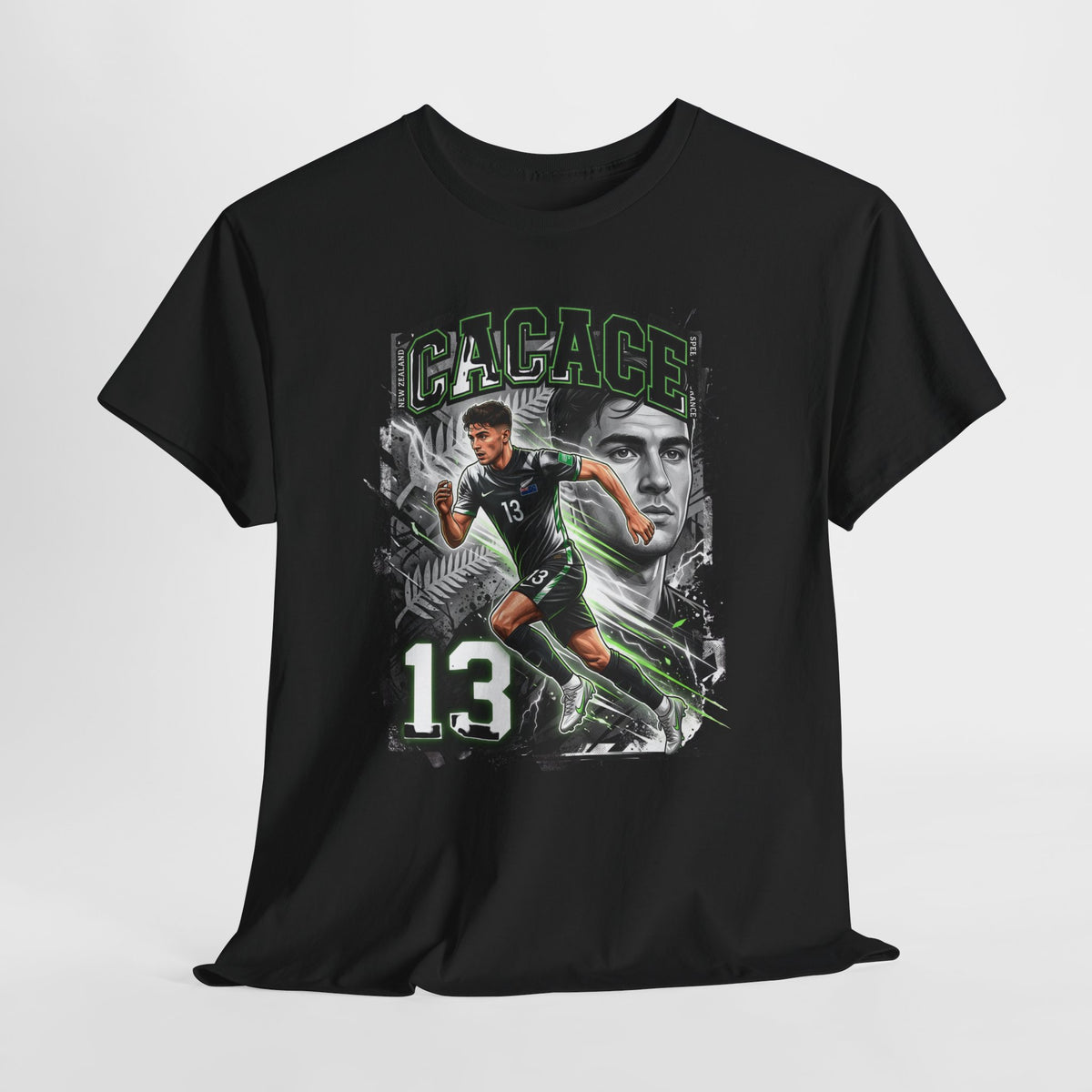Cacace #13 – Kiwi Fullback Fury T-Shirt
