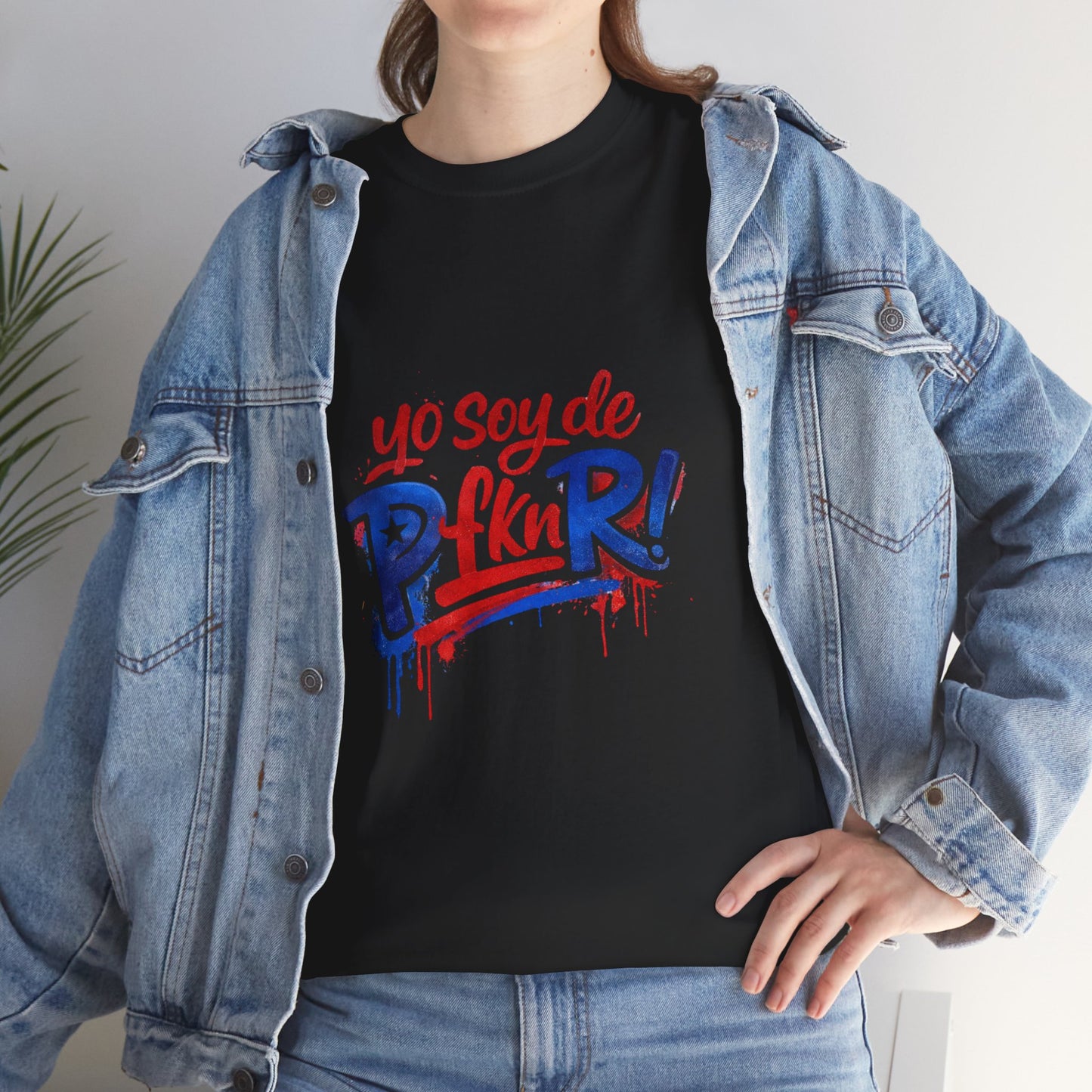 Yo Soy de P fkn R! Puerto Rico Graffiti Tee