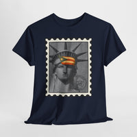 Statue of Liberty Protest Tee — "Liberty Under Protest" Puerto Rican Heritage Shirt