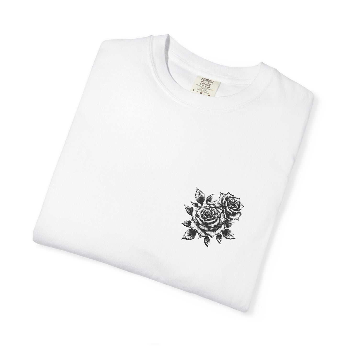 T-Shirt - Vintage Virgin Mary & Roses Graphic Tee