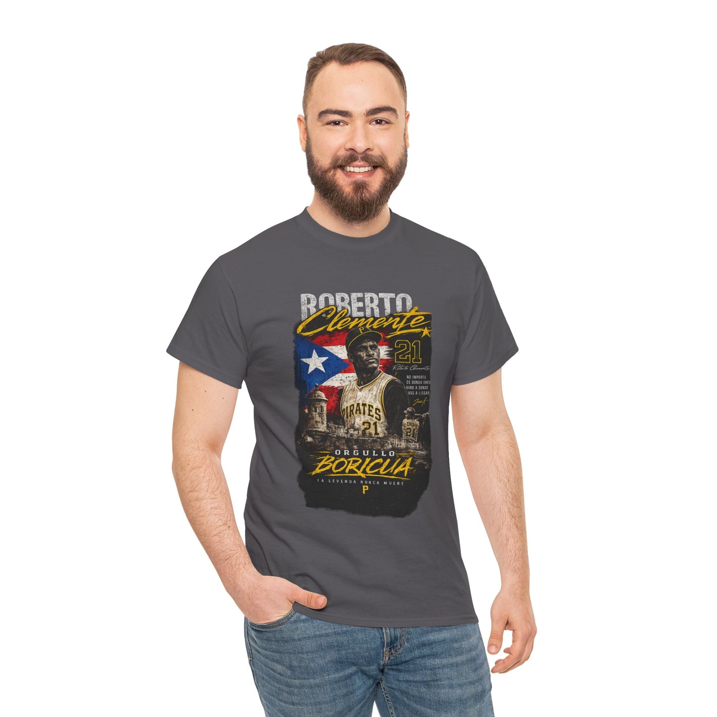 Roberto Clemente Puerto Rico Tribute T-Shirt