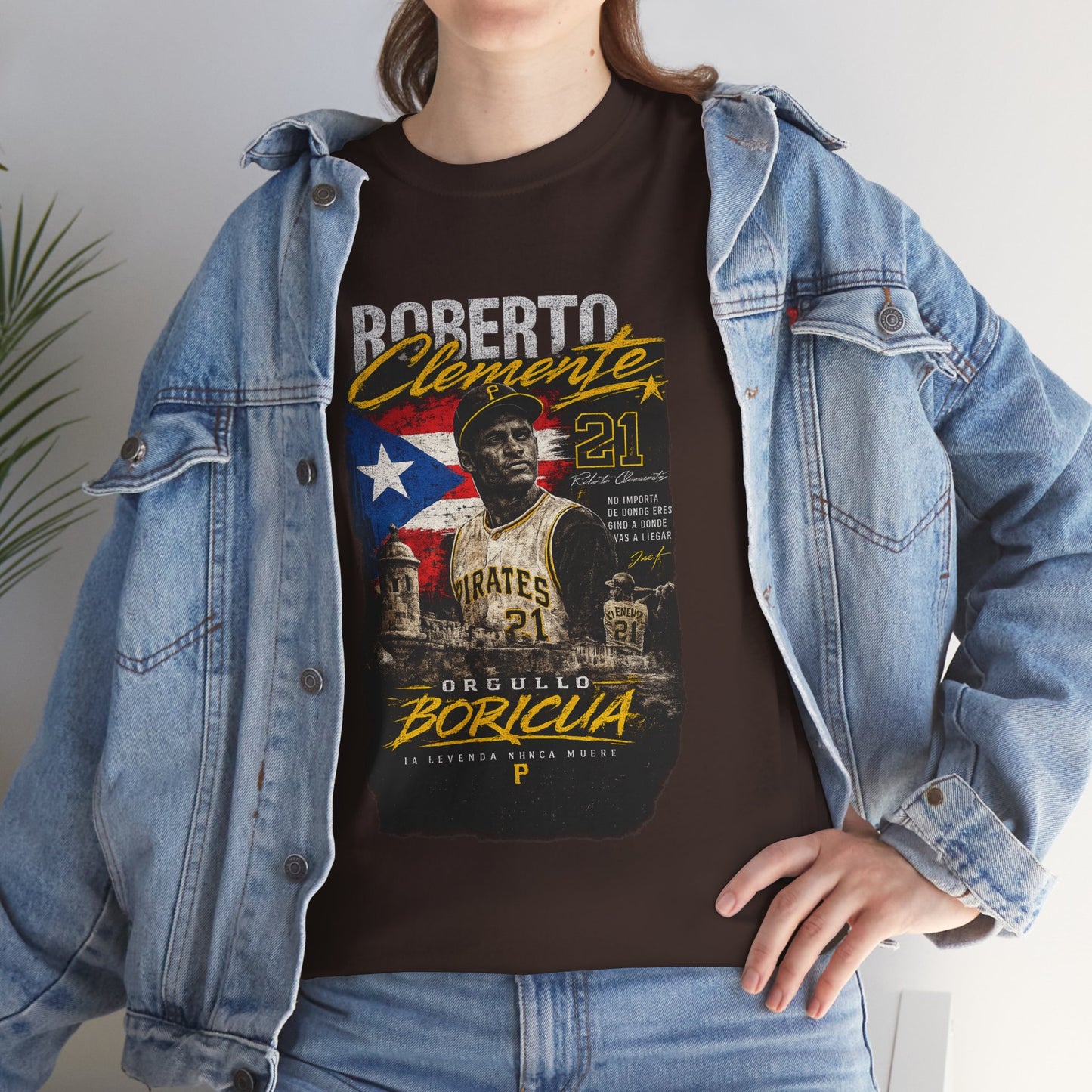 Roberto Clemente Puerto Rico Tribute T-Shirt
