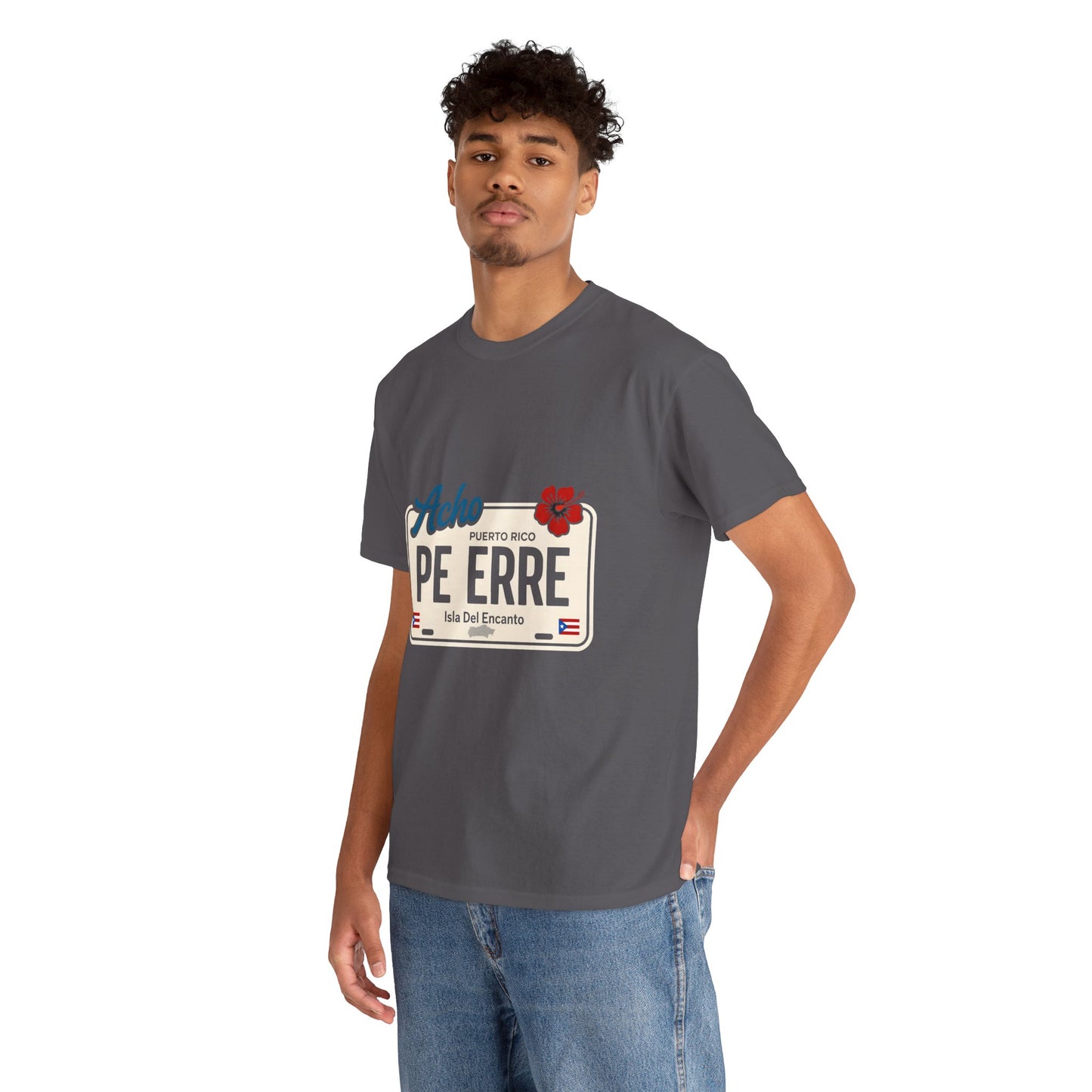 Acho PE ERRE Puerto Rico License Plate Tee — Isla Del Encanto Pride Shirt