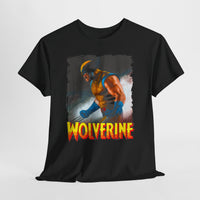 Wolverine Graphic Tee - Retro Comic Hero Shirt