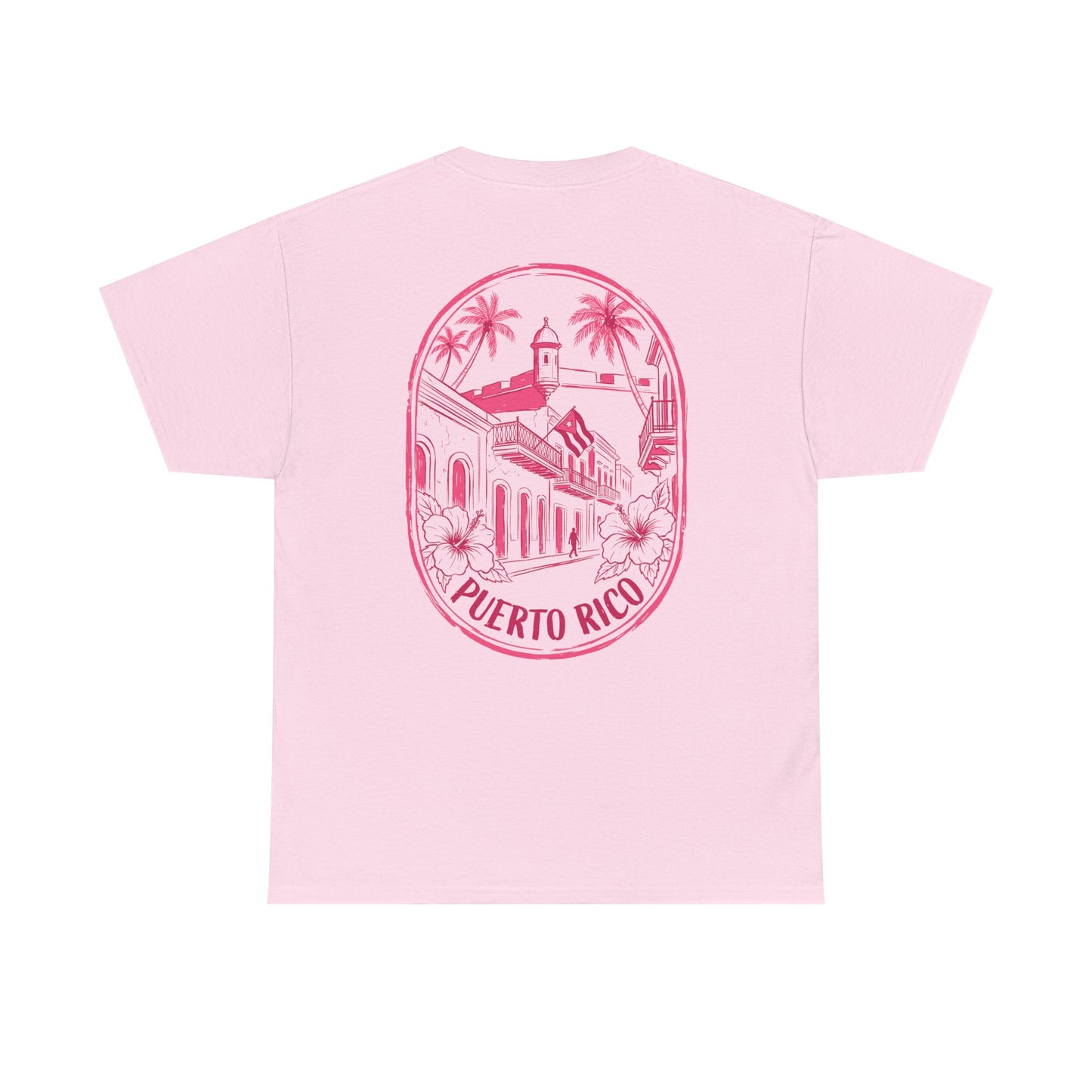 Puerto Rico Hibiscus T-Shirt — Vintage San Juan Beach Tee