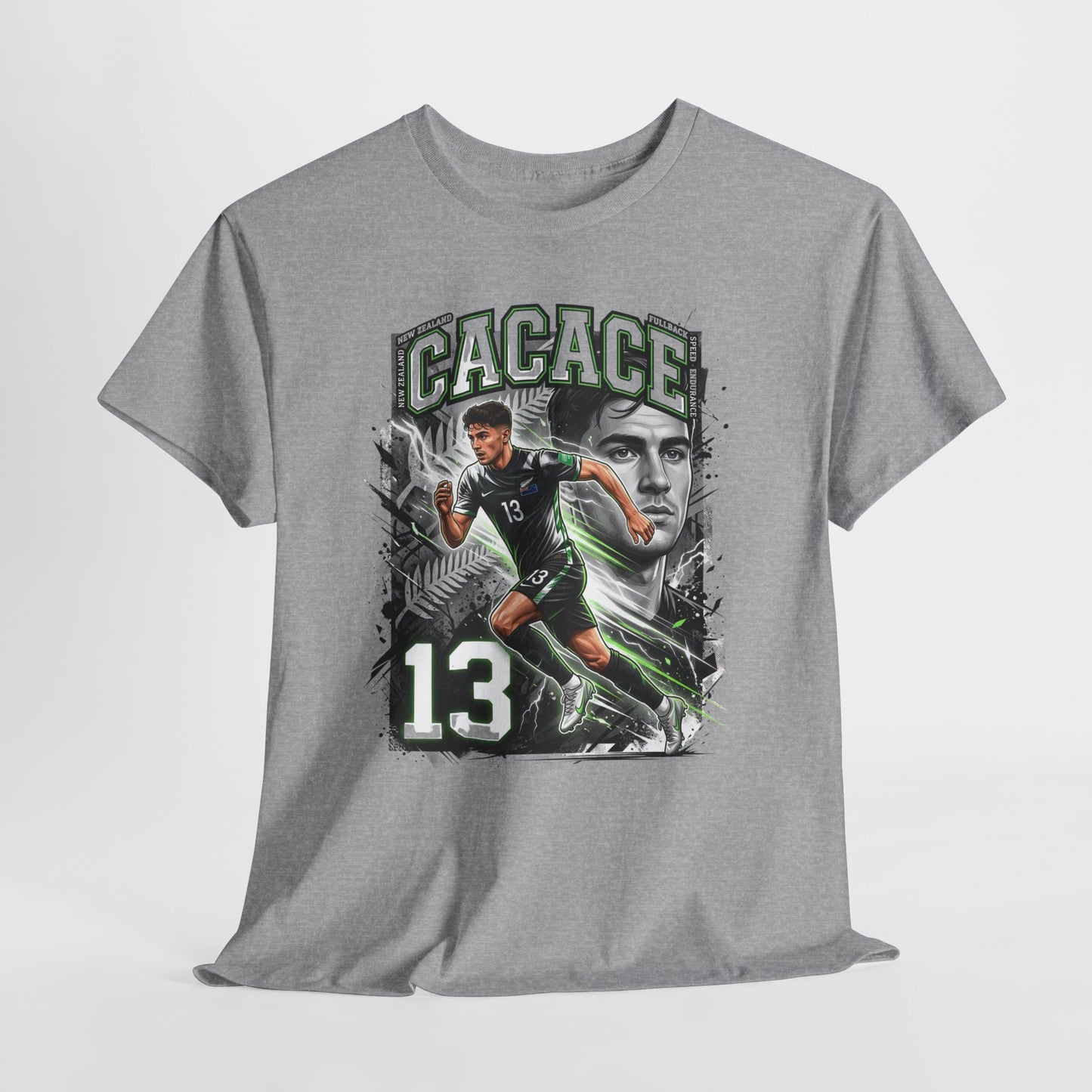 Cacace #13 – Kiwi Fullback Fury T-Shirt