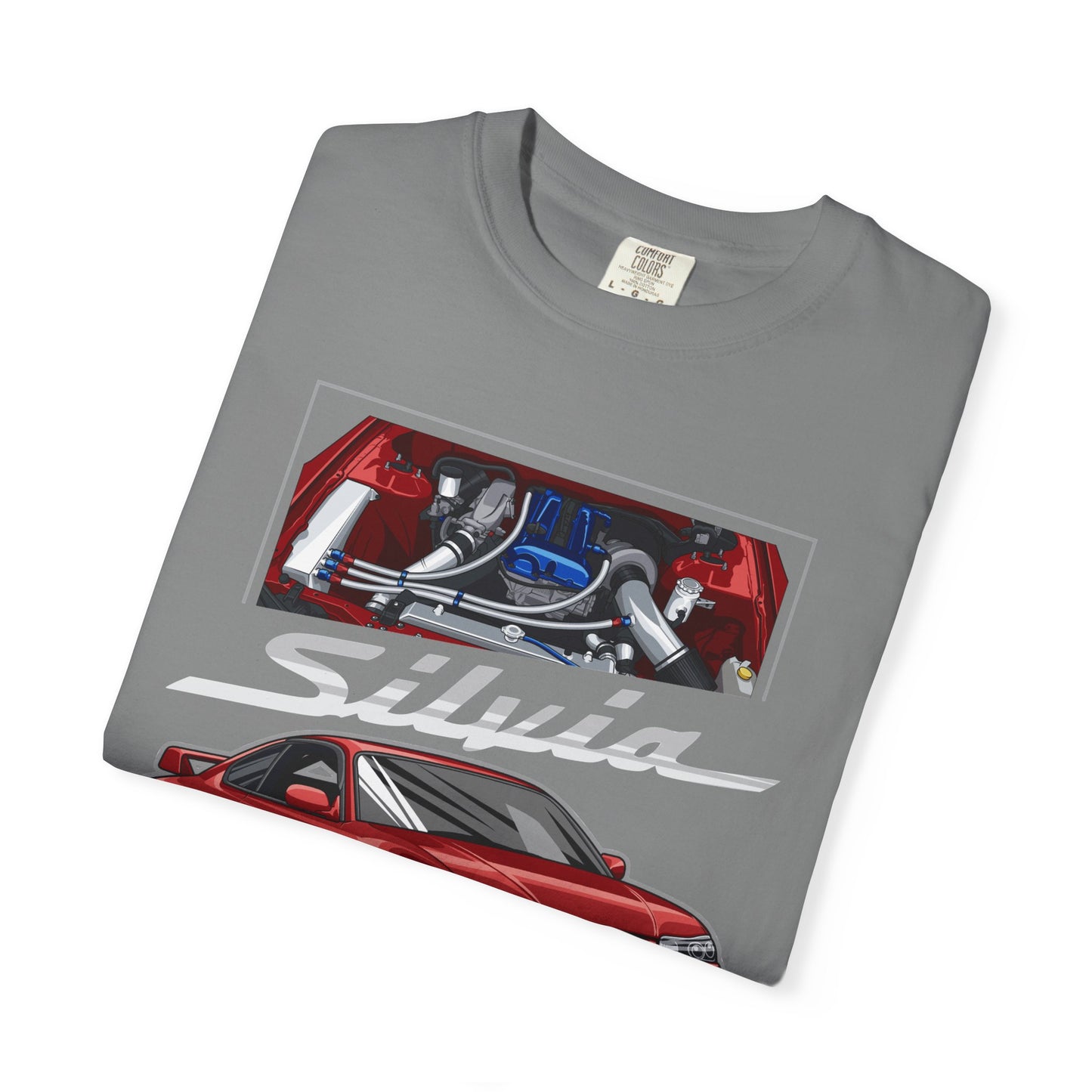 Silvia Sports Car Technical IllustrationT-shirt