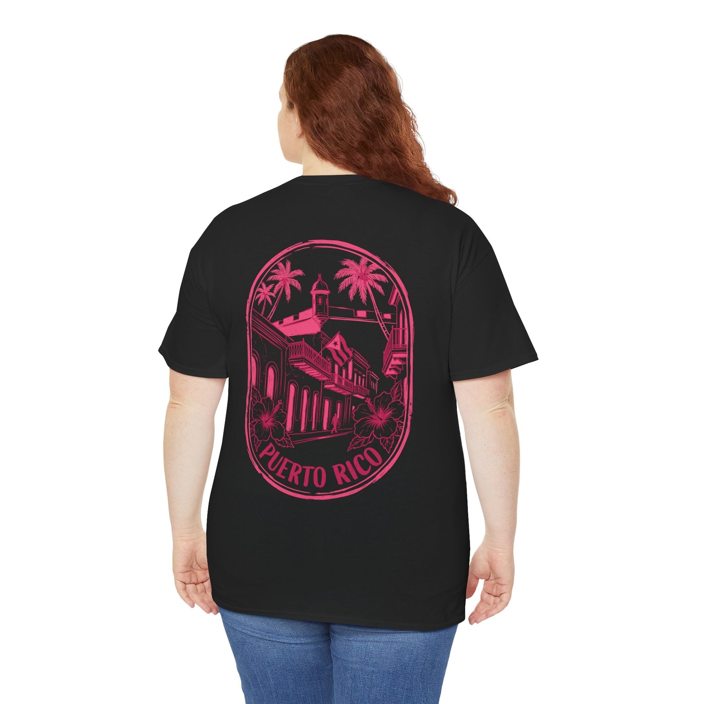 Puerto Rico Hibiscus T-Shirt — Vintage San Juan Beach Tee