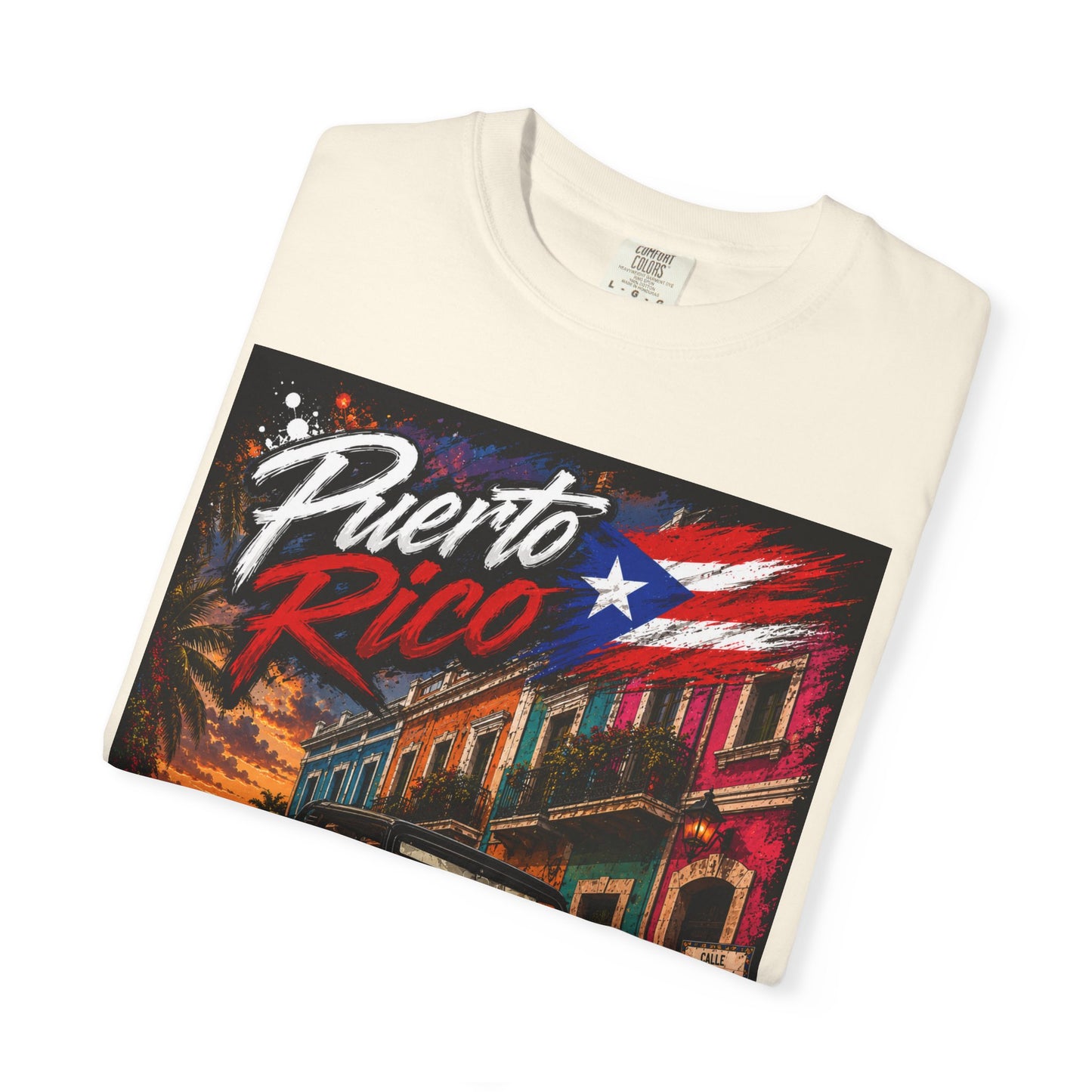 Puerto Rico Suzuki Samuri Street Scene T-Shirt