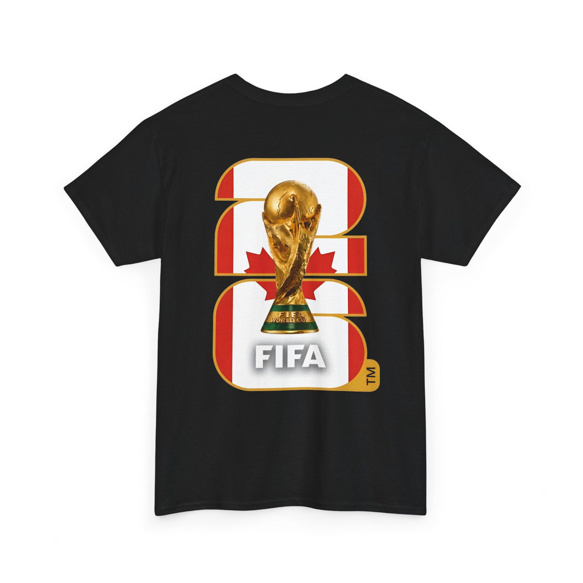 Canada 2026 FIFA World Cup Fan Edition – Front Crest & Championship Back Graphic T-Shirt