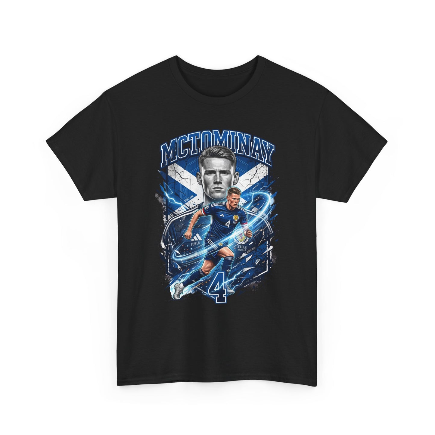 McTominay #4 – Scotland Midfield Warrior T-Shirt
