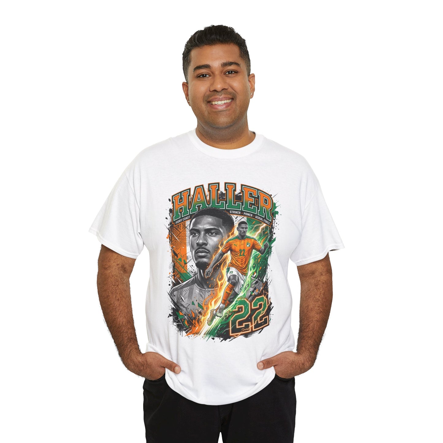 Haller #22 – Ivory Coast Power Striker T-Shirt