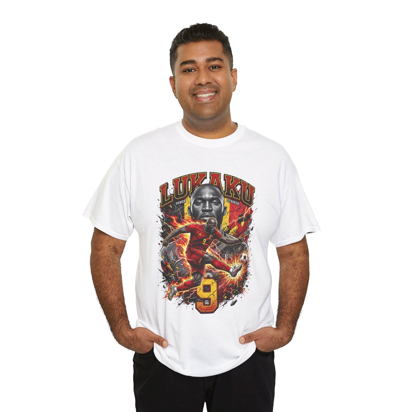 Lukaku #9 – Belgian Powerhouse T-Shirt