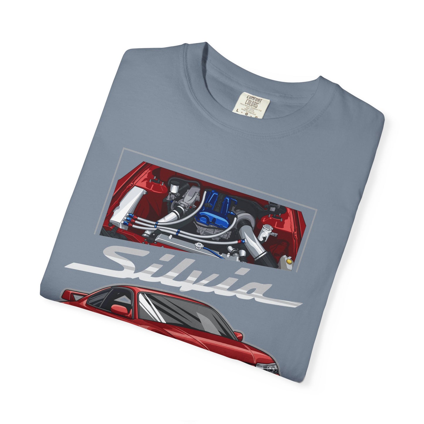 Silvia Sports Car Technical IllustrationT-shirt