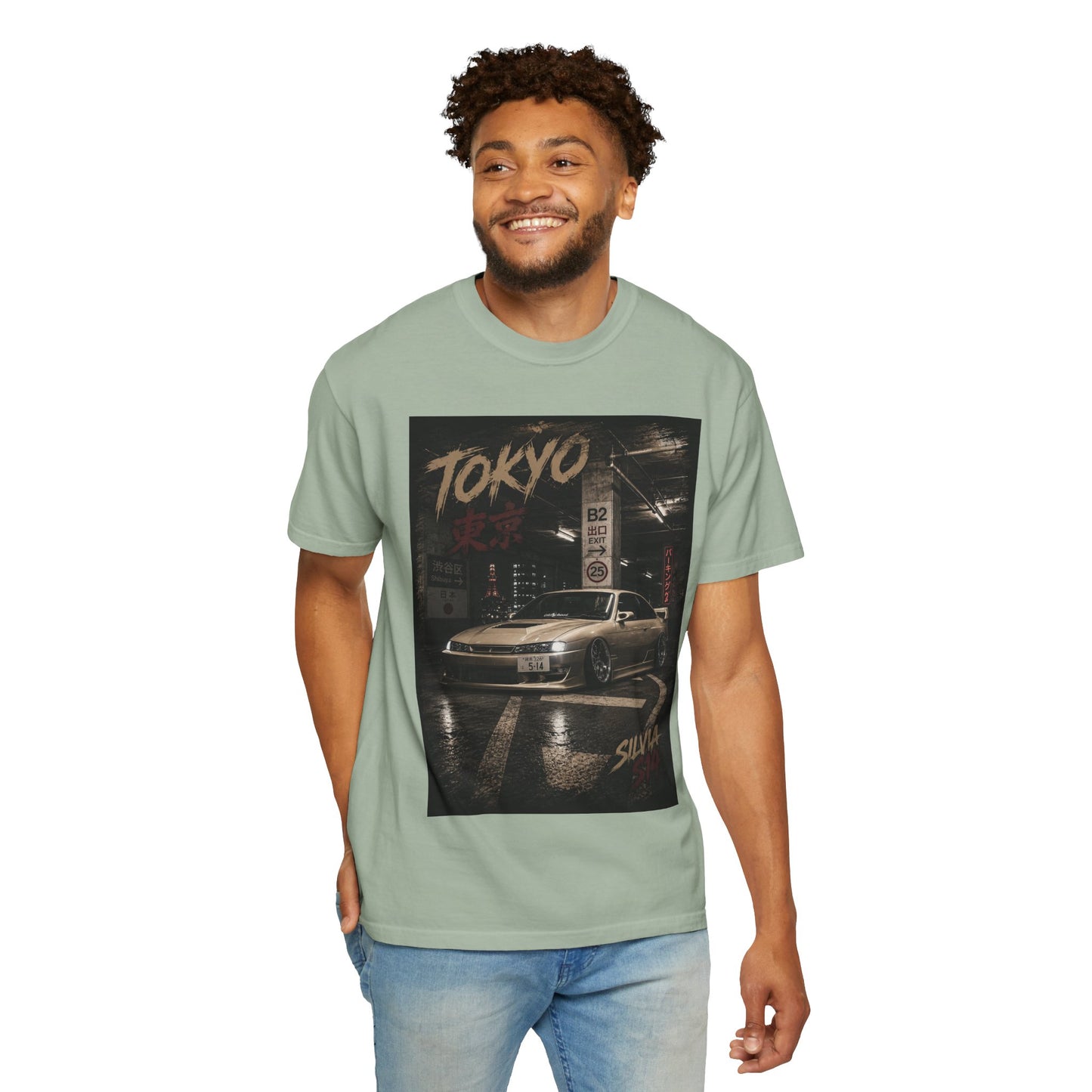 Tokyo Silvia T-Shirt — Night Street JDM Car Graphic Tee