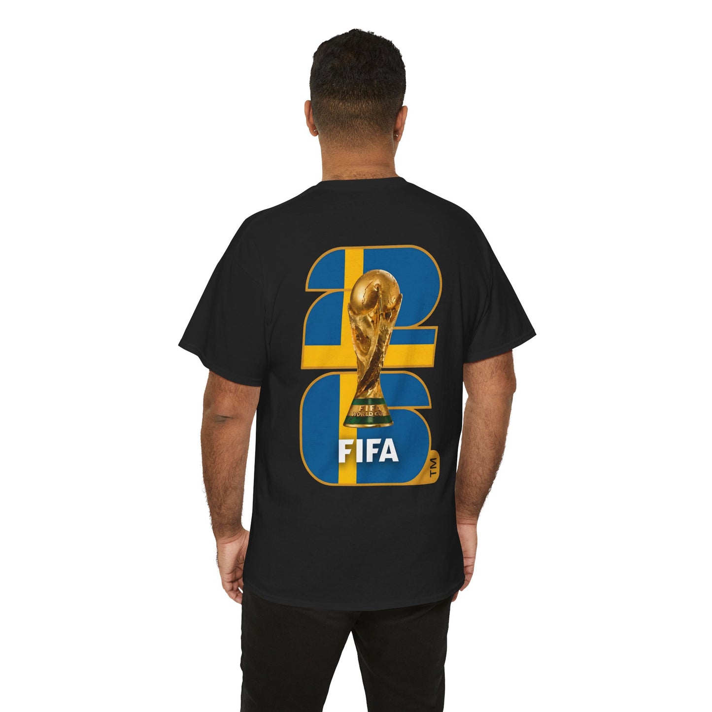 Sweden 2026 FIFA World Cup Fan Edition – Front Crest & Championship Back Graphic T-Shirt