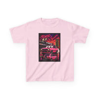 Kids Tee — Neon Tokyo Drag Graphic ("Tokyo")