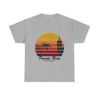 Puerto Rico Sunset T-Shirt – Isla Del Encanto Vintage Palm Tee
