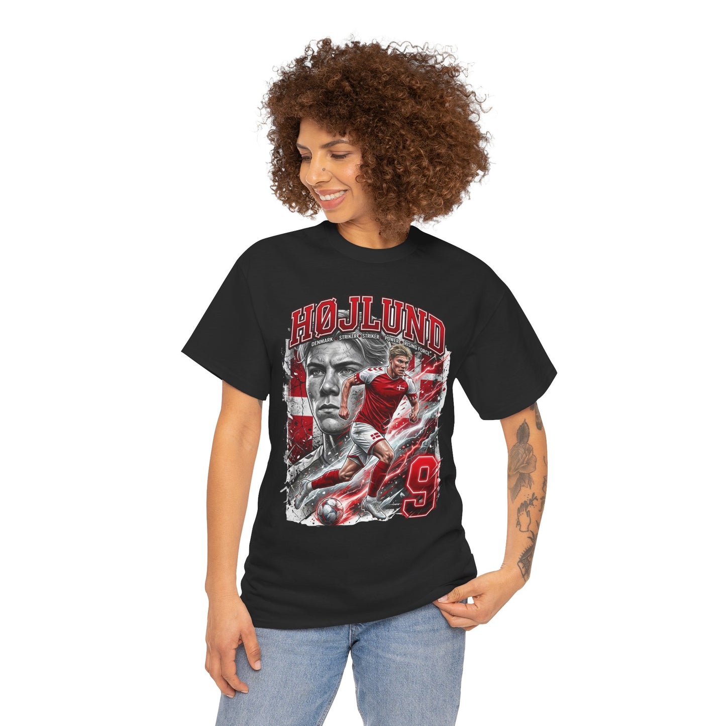 Højlund #9 – Danish Rising Force T-Shirt