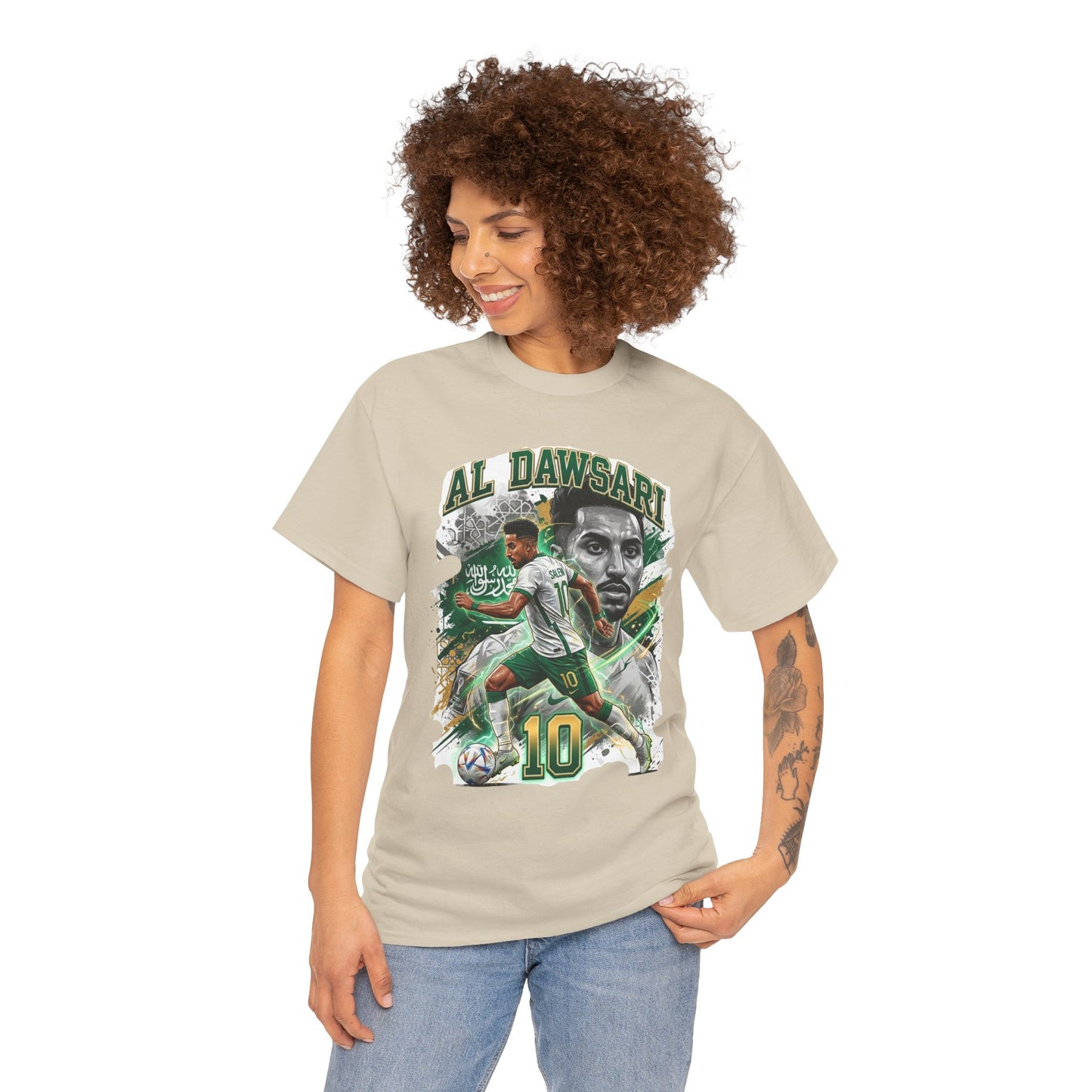 Al Dawsari #10 – Saudi Arabia Football Star T-Shirt