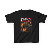 Kids T-Shirt — Puerto Rico Retro Night Street Scene Tee