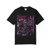Tokyo Nightstreet Car T-Shirt — Neon JDM Retro Racing Tee