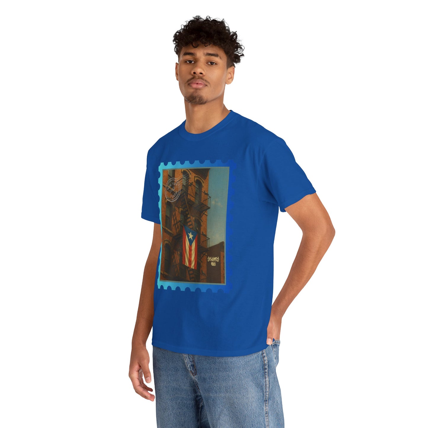 Seguimos Aquí Puerto Rican Pride Tee — New York 1982 Vintage Flag Tribute
