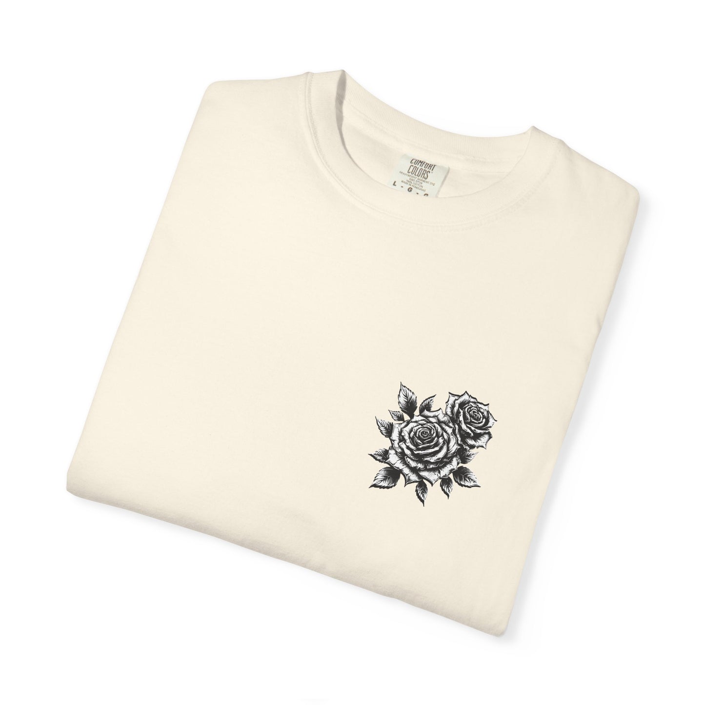 T-Shirt - Vintage Virgin Mary & Roses Graphic Tee