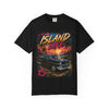 Island Life T-Shirt — Retro Beach Sunset with 57 Chevy Nomad