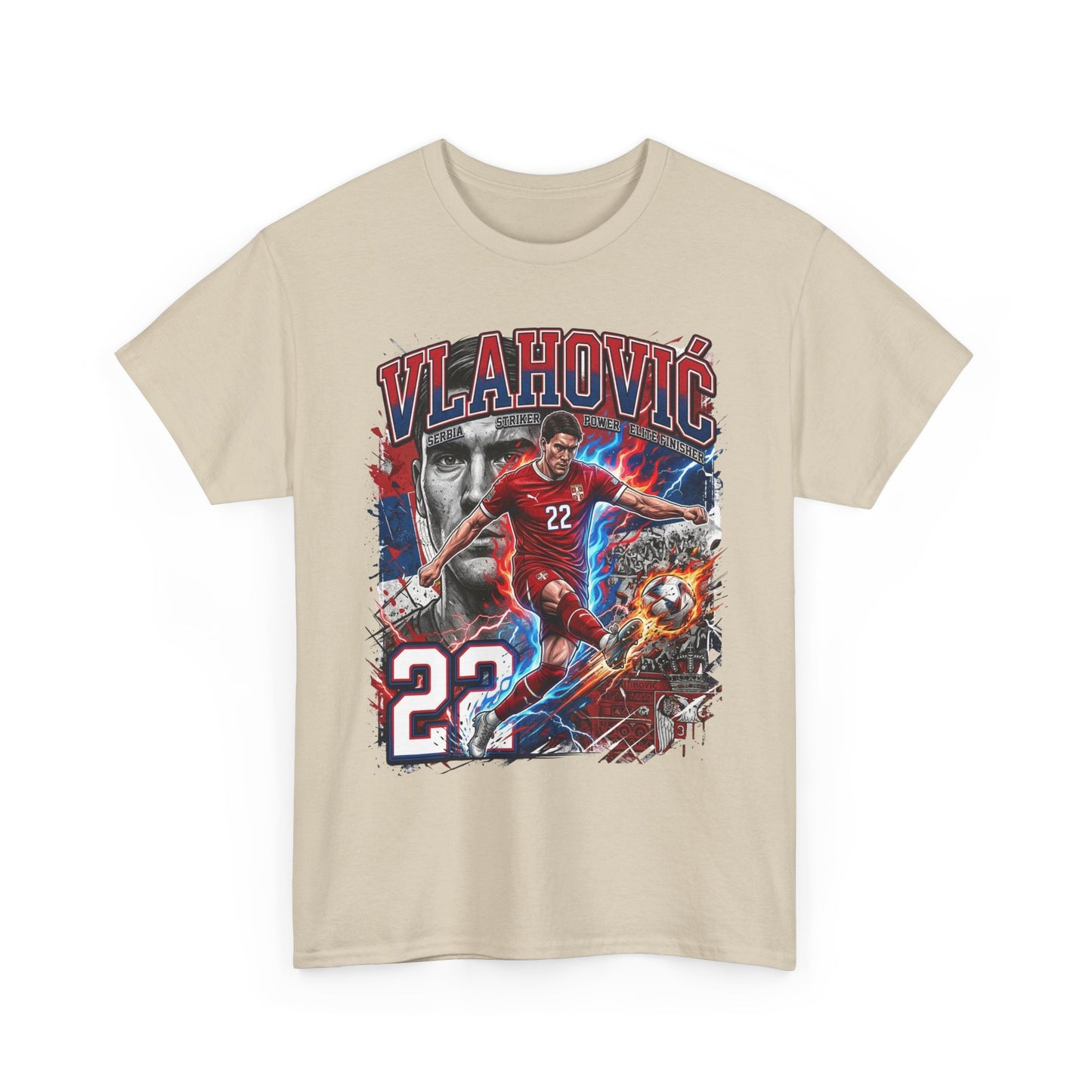 Vlahović #22 – Serbia Elite Finisher T-Shirt
