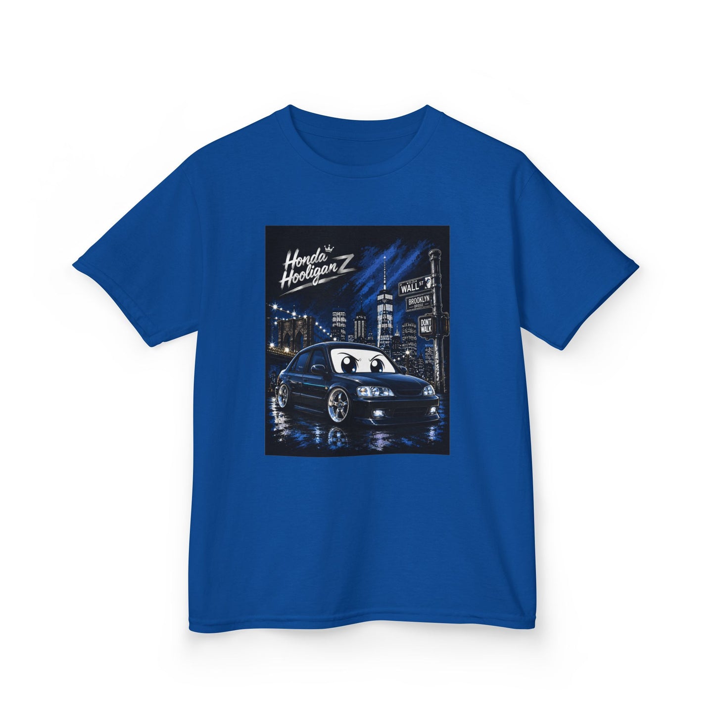 Kids Racing Car Tee — Night City „Hoonin' NightrunZ" Graphic Shirt