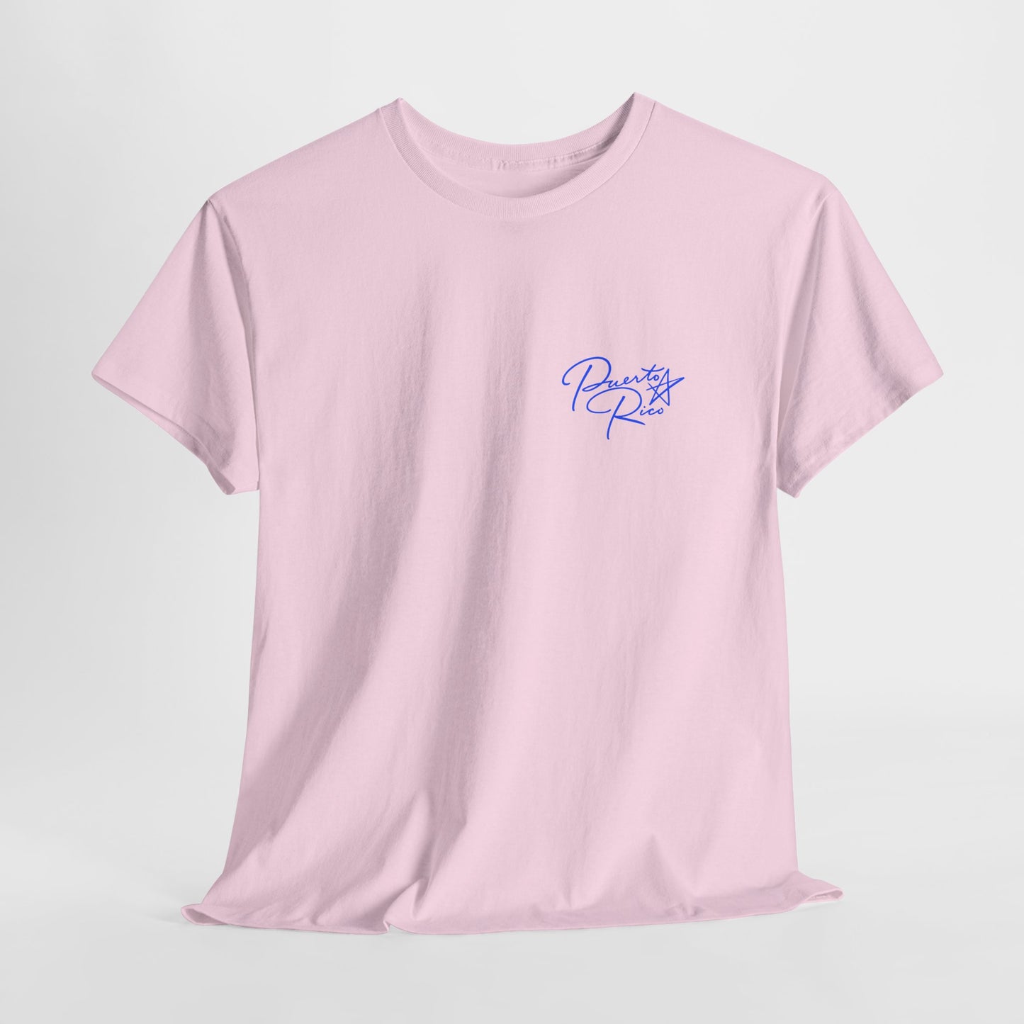 Puerto Rico Streets Tee — Handwritten Logo & Old San Juan Back Illustration