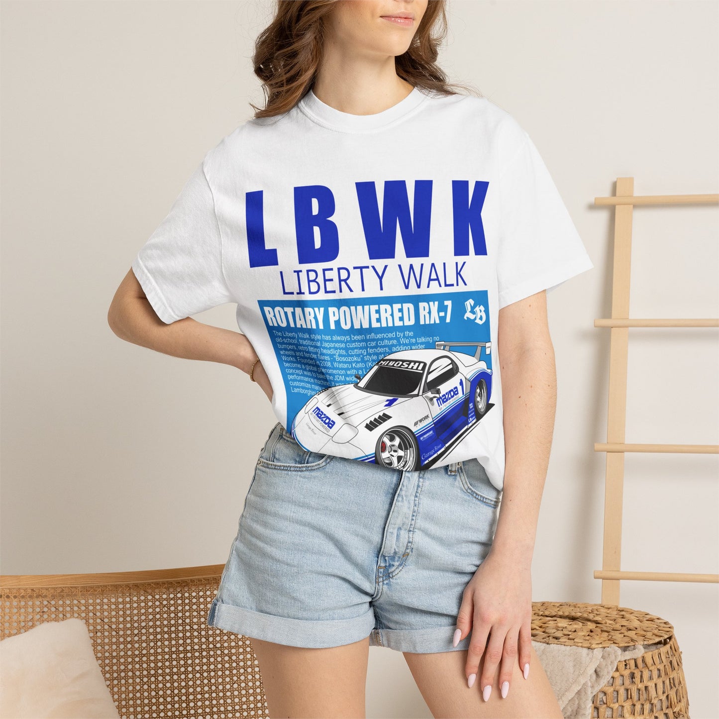 Liberty Walk Rotary Powered RX-7T-shirt