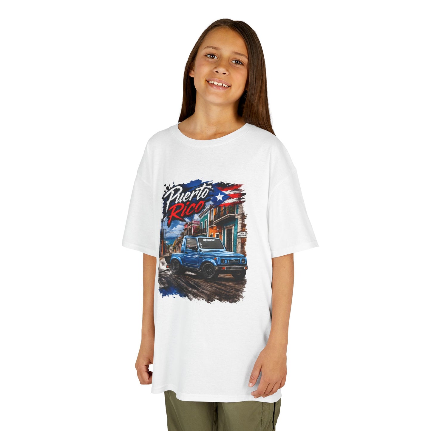Kids T‑Shirt — Puerto Rico Vintage Suzuki (Puerto Rico & flag)
