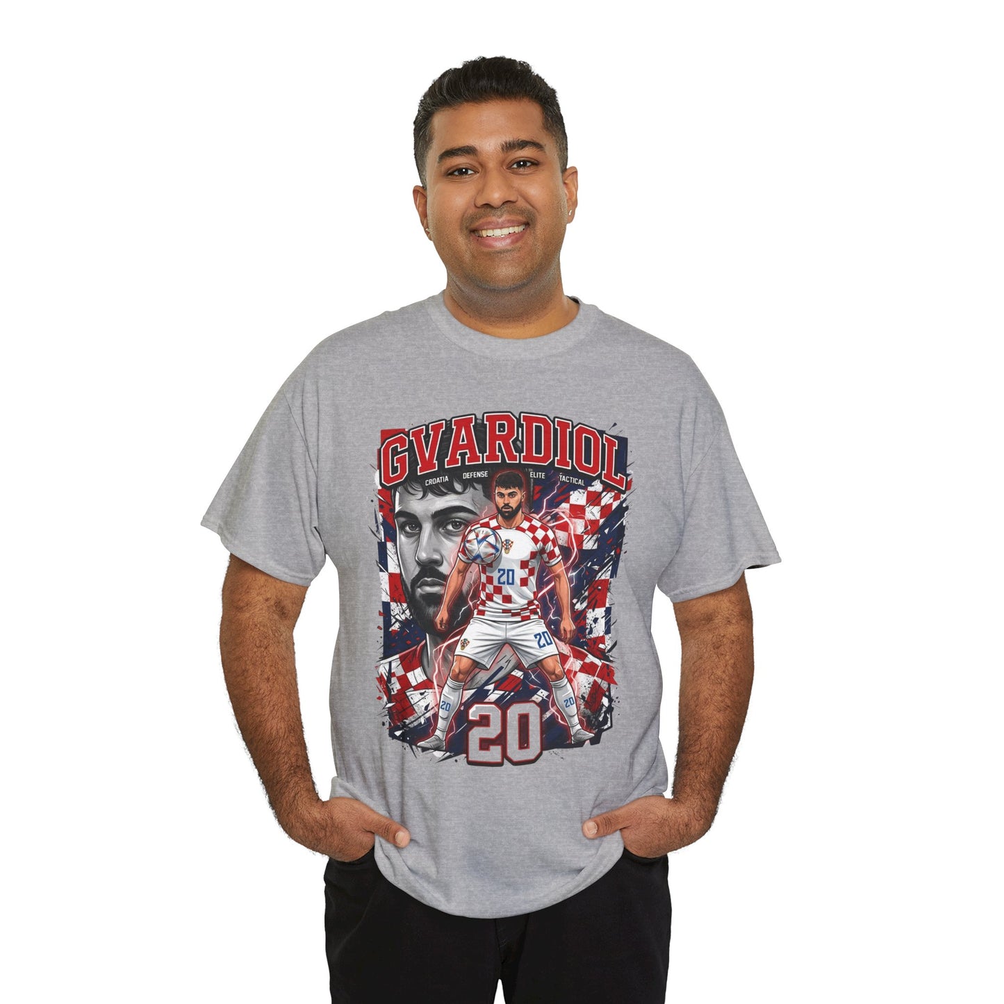 Gvardiol #20 – Croatian Wall T-Shirt
