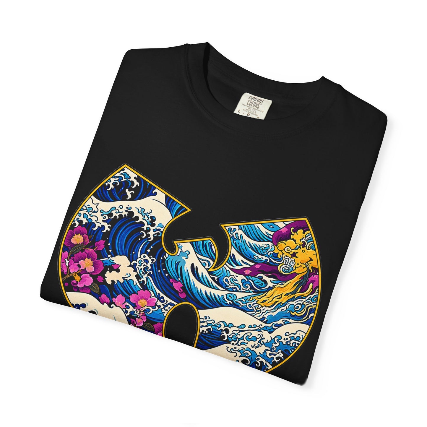 Wu-Tang Ocean Wave T-Shirt — Japanese Wave Logo Graphic Tee