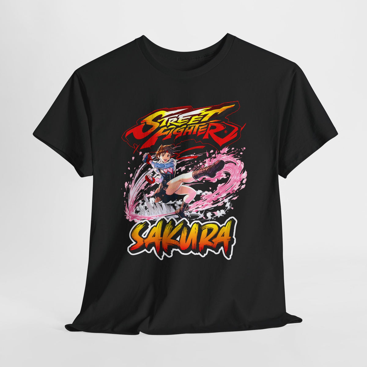 Sakura Street Fighter Kick T-shirt