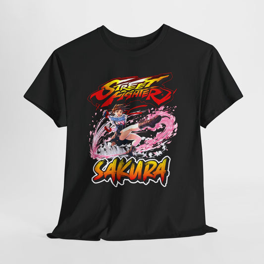 Sakura Street Fighter Kick T-shirt