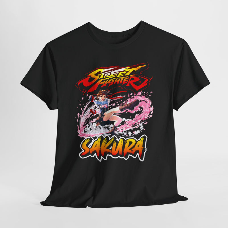 Sakura Street Fighter Kick T-shirt