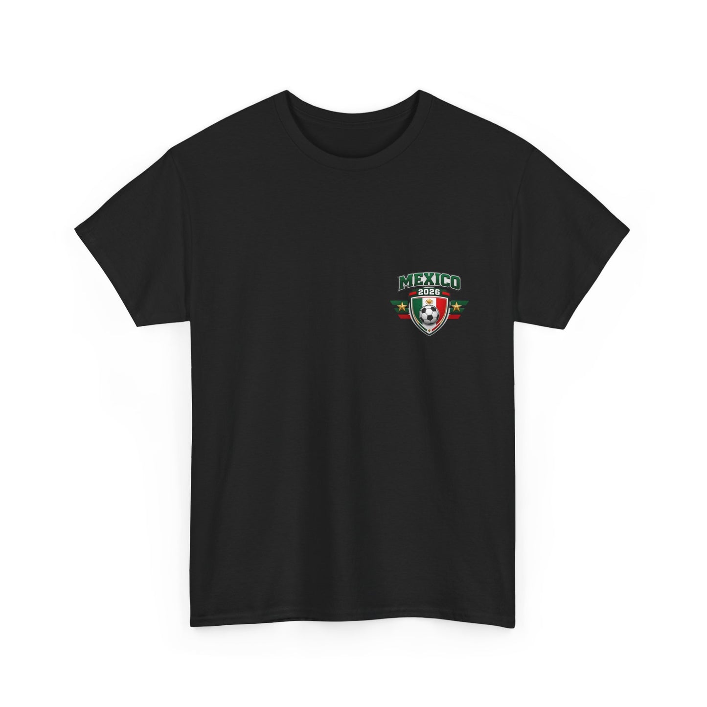 Mexico 2026 FIFA World Cup Fan Edition – Front Crest & Championship Back Graphic T-Shirt