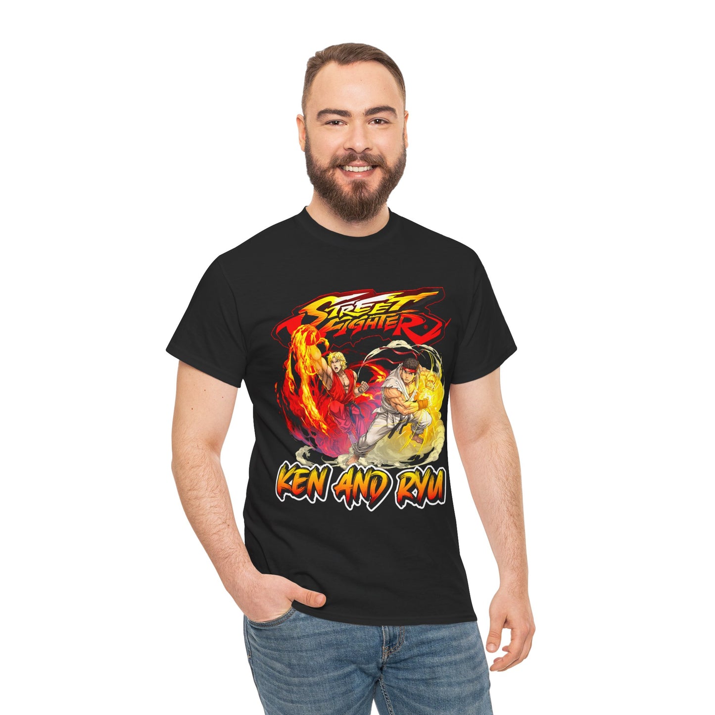 Street Fighter Ken and Ryu Combat T-shirt
