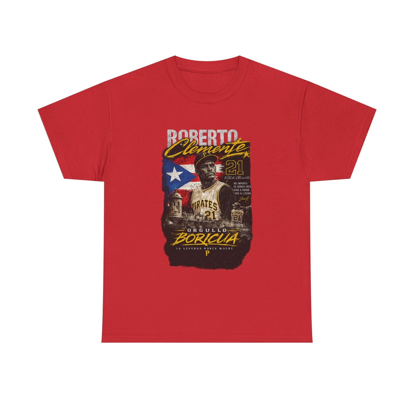 Roberto Clemente Puerto Rico Tribute T-Shirt
