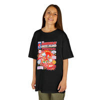 Kids Tee — "Knuckles: Guardian of the Playground" Retro Comic Character Shirt