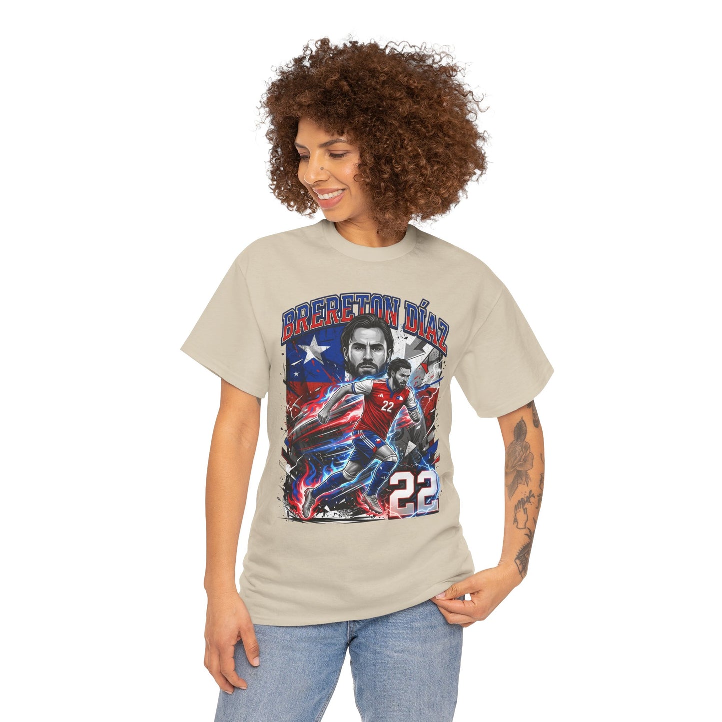 Brereton Díaz #22 – Chilean Warrior T-Shirt