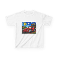 Kids Race Car Tee – 'Little Racer' Red Supra Kid's T‑Shirt